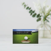 Golf Business Card Visitenkarte (Stehend Vorderseite)