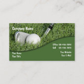 Golf Business Cards Visitenkarte (Vorderseite)