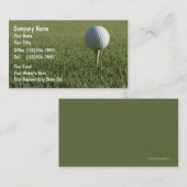 Golf Business Cards Visitenkarte (Vorne/Hinten)