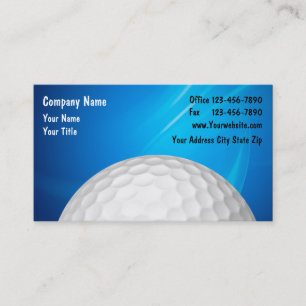 Golf Business Cards Visitenkarte