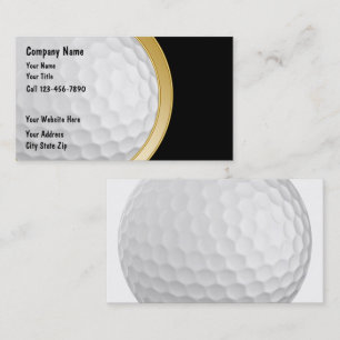 Golf Business Cards Visitenkarte