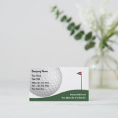 Golf Business Cards Visitenkarte (Stehend Vorderseite)