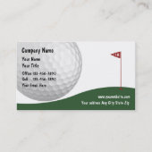 Golf Business Cards Visitenkarte (Vorderseite)
