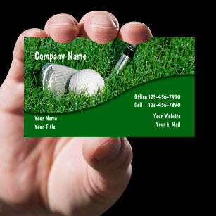 Golf Business Cards Visitenkarte