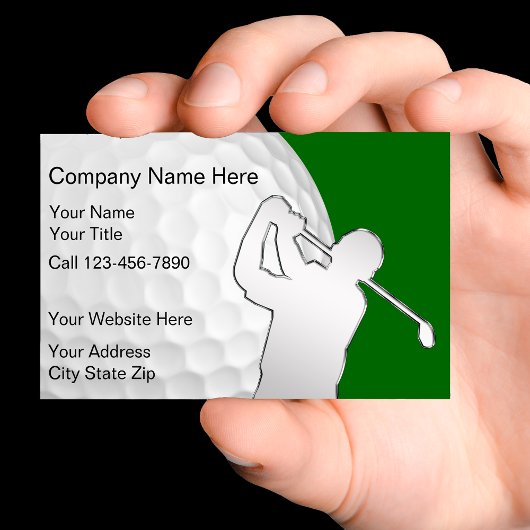 Golf Business Cards Visitenkarte