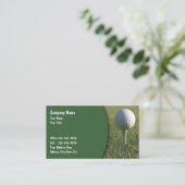 Golf Business Cards Visitenkarte (Stehend Vorderseite)