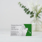 Golf Business Cards Visitenkarte (Stehend Vorderseite)