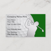 Golf Business Cards Visitenkarte (Vorderseite)