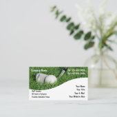 Golf Business Cards Visitenkarte (Stehend Vorderseite)