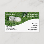 Golf Business Cards Visitenkarte (Vorderseite)