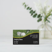 Golf Business Cards Visitenkarte (Stehend Vorderseite)