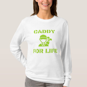 Golf Caddy fürs Leben Zitat Limettengrün T-Shirt