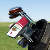 Golf California & Flag USA / Golf Clubs Covers Golf Headcover (In Situ)