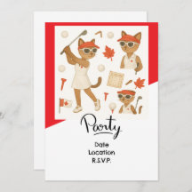 Golf Canada Day Golf Gegerät für Katzen Liebhaber