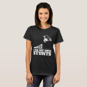 Golf Cart Accident I Do My Own Stunts Fun Present T-Shirt (Vorne ganz)