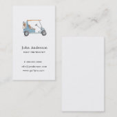 Golf Cart and Bag Golf pro oder Instructor Visitenkarte (Vorne/Hinten)