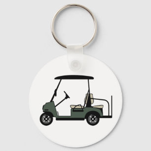 Golf Cart Button Schlüsselanhänger