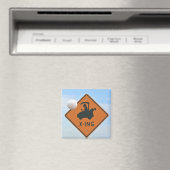 Golf Cart Crossing Magnet (In Situ (Geschirrspüler))