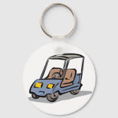 Golf Cart Fun Sports Vehicle Schlüsselanhänger (Rückseite)