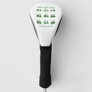 Golf Cart Gang Funny Golf Lover Geschenk Headcover