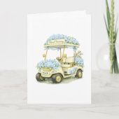 Golf-Cart-Geburtstagskarte oder Aufmunterungskarte Karte (Vorderseite)