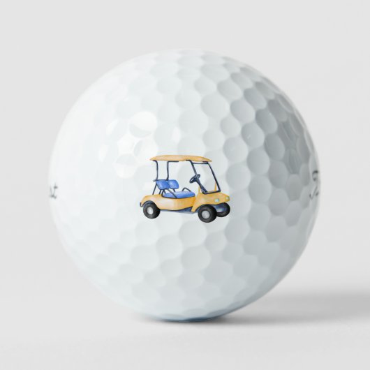 Golf Cart Golf Balls Golfball (Vorderseite)