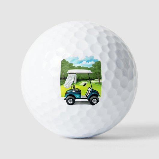 Golf Cart Golfball (Vorderseite)