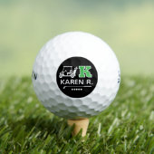 Golf Cart GolfBall - benutzerdefinierte K-Initiale (Insitu T-Shirt)
