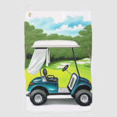 Golf Cart Golfhandtuch (Vorderseite)