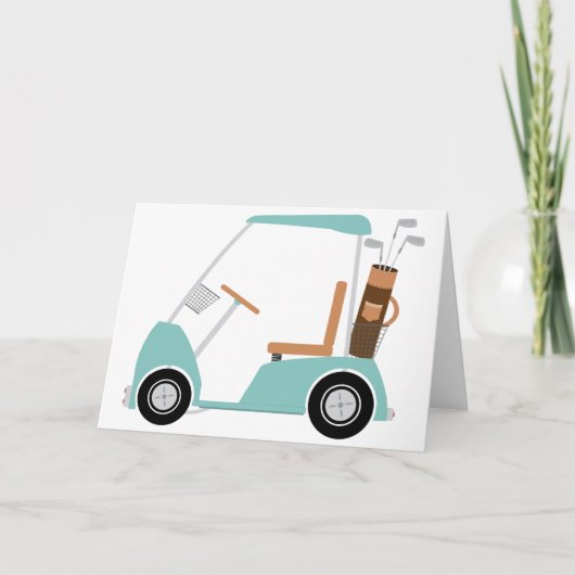 Golf Cart Karte (Vorderseite)