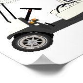 Golf Cart Kids Décor Print Poster (Ecke)