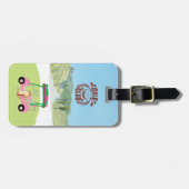 Golf Cart Landschaftlich League Club Logo-Bag Gepäckanhänger (Vorderseite horizontal)