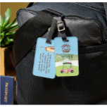 Golf Cart Landschaftlich League Club Logo für Spaß Gepäckanhänger<br><div class="desc">300 dieser Golf-Taschen oder Gepäckanhänger sind mit einer Ladys Nine Hole League versehen, die ihr Clublogo trägt und als Taschenmarke verwendet wird. Diese Version, jetzt mit einem generischen Logo, hat eine Standardadresse auf der Rückseite. Alle Designfragen senden Sie uns einfach einen Chat oder eine E-Mail an charmdesignstudio@rcn.com und wir helfen...</div>