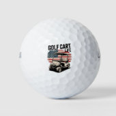Golf Cart Life Husband Golfing Golfer Lover Golfball (Vorderseite)