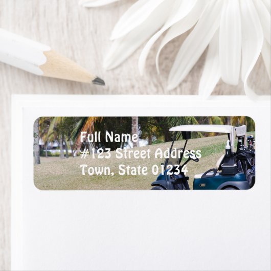 Golf Cart Mailing Label (Insitu)