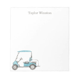 Golf Cart Notizblock