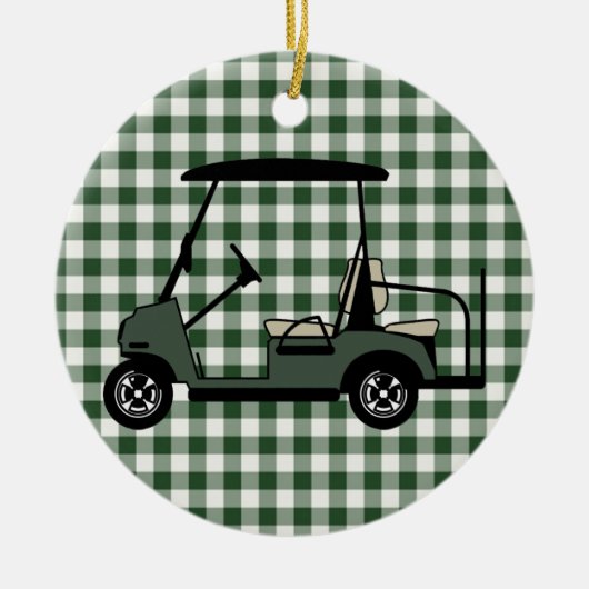 Golf Cart Ornament (Vorne)