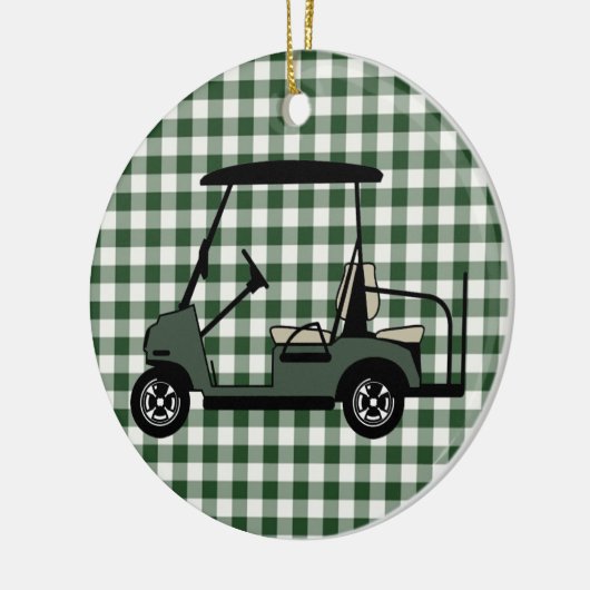 Golf Cart Ornament (Links)