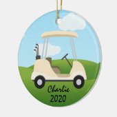 Golf Cart Ornament (Links)