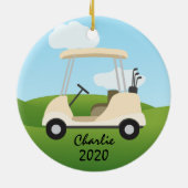Golf Cart Ornament (Hinten)