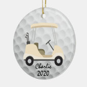 Golf Cart Ornament (Links)