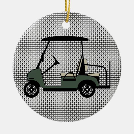 Golf Cart Ornament (Vorne)
