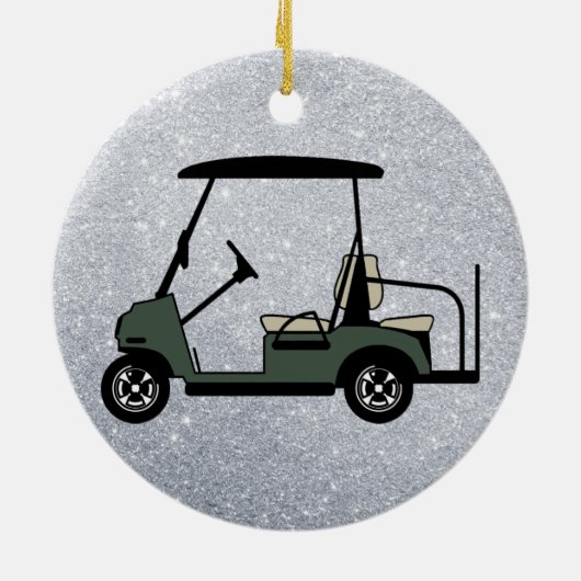 Golf Cart Ornament (Hinten)
