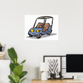 Golf Cart Poster (Heimbüro)