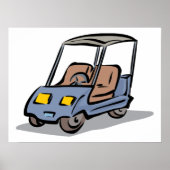 Golf Cart Poster (Vorne)