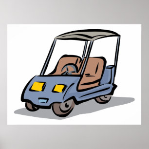 Golf Cart Poster