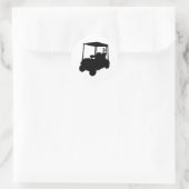 Golf Cart Runder Aufkleber (Tasche)