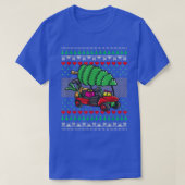 Golf Cart Ugly Christmas SweaterGolf Weihnachtsgif T-Shirt (Design vorne)