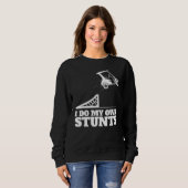 Golf Cart Unfall Ich tue meinen eigenen Stunts Spa Sweatshirt (Vorne ganz)
