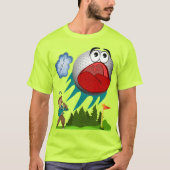 Golf Cartoon T-Shirt (Vorderseite)